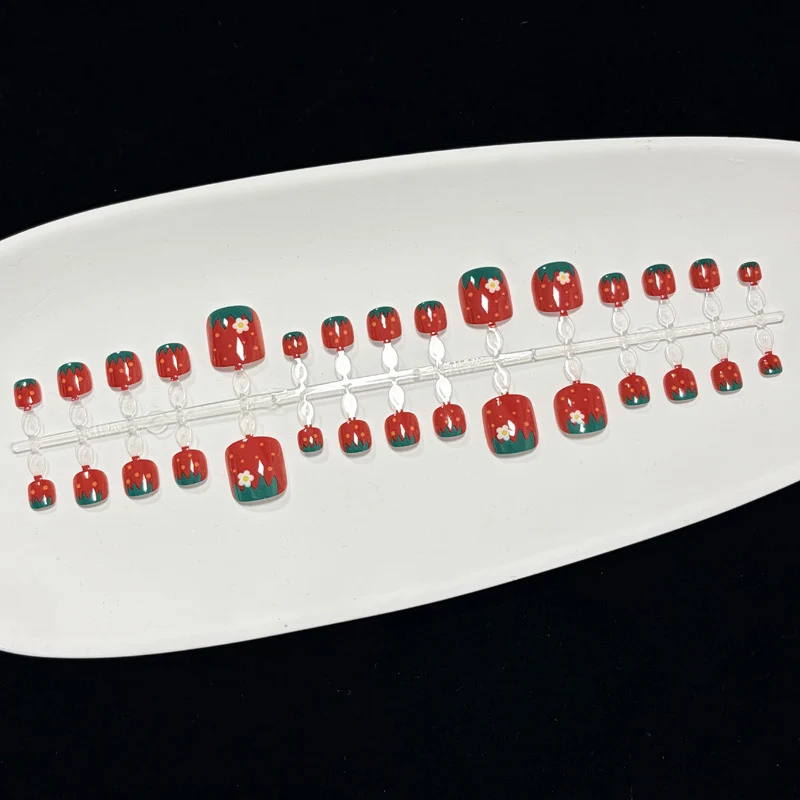 Artistic Strawberry Nail Art Set Stornfield
