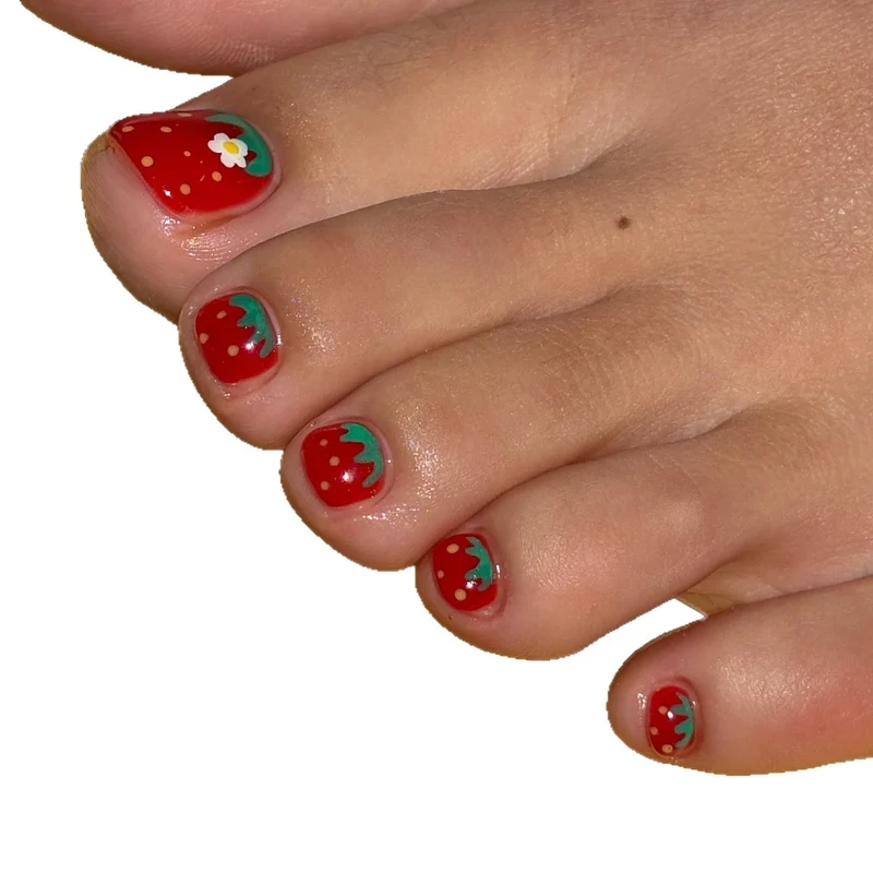 Artistic Strawberry Nail Art Set Stornfield