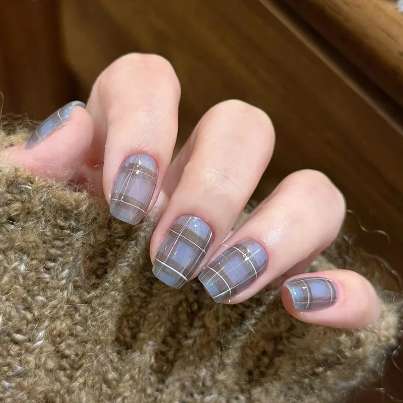 Artistic Press-On Nail Wraps Stornfield