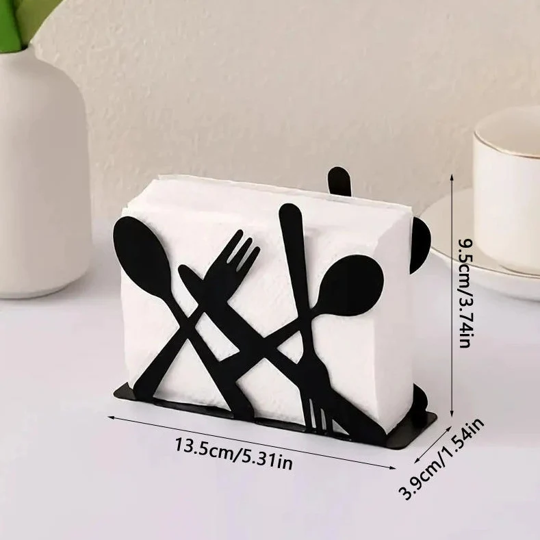 Elegant napkin holder made of metal Stornfield