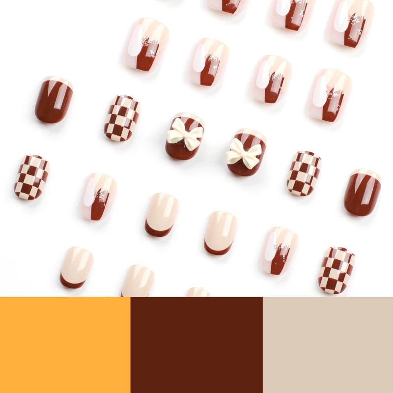 Creative Nail Art with Modern Patterns and Bow Motifs Stornfield