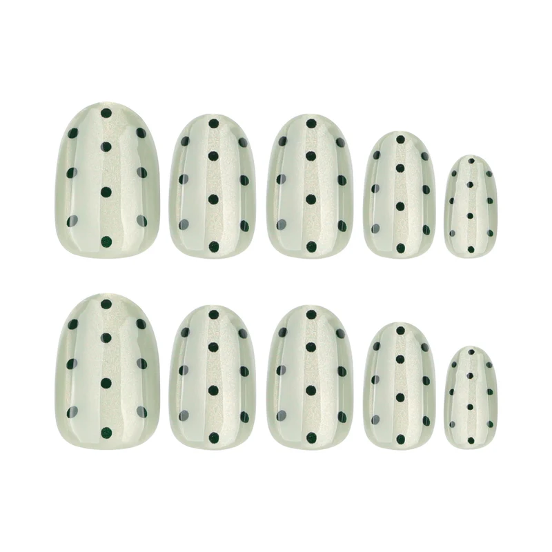 Creative Nail Art with Polka Dot Pattern Stornfield