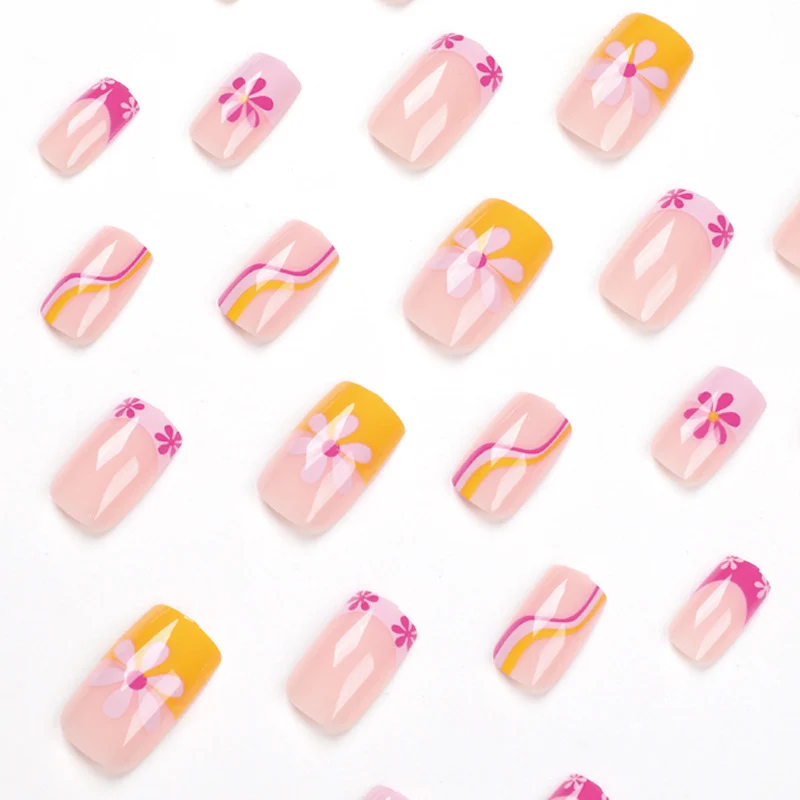 Creative Nail Art with Floral Design and Colorful Accents Stornfield