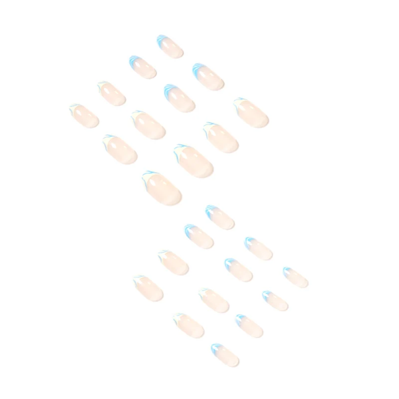 Creative Nail Art with Gradient and Geometric Accents Stornfield