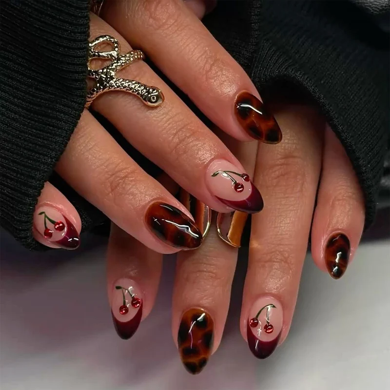 Creative Nail Art in Cherries Design Stornfield