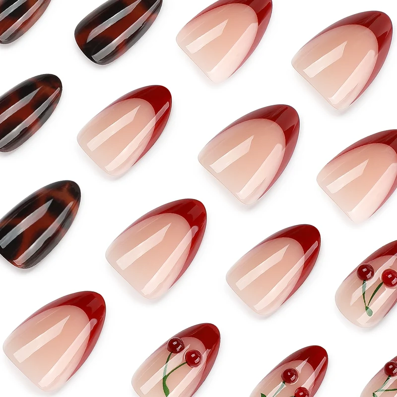 Creative Nail Art in Cherries Design Stornfield
