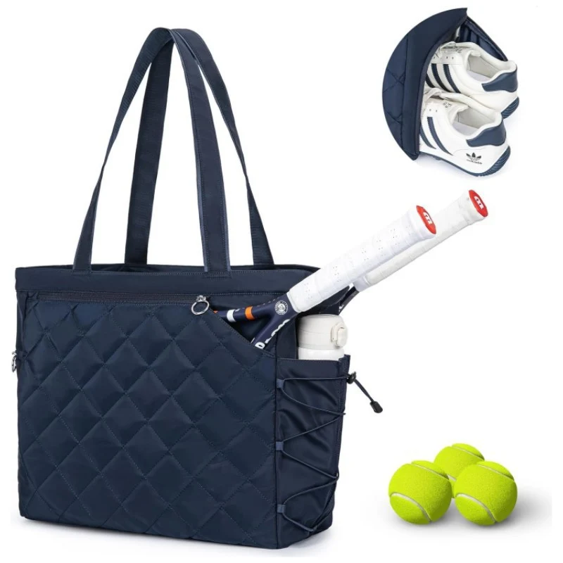 Quilted Tennis Tote Bag Stornfield
