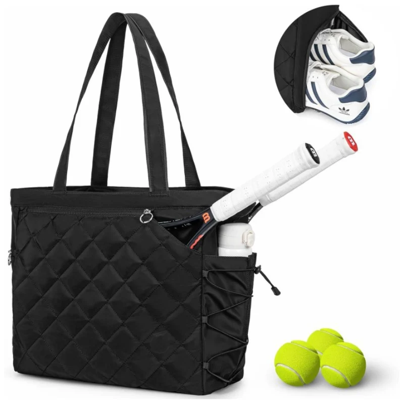 Quilted Tennis Tote Bag Stornfield