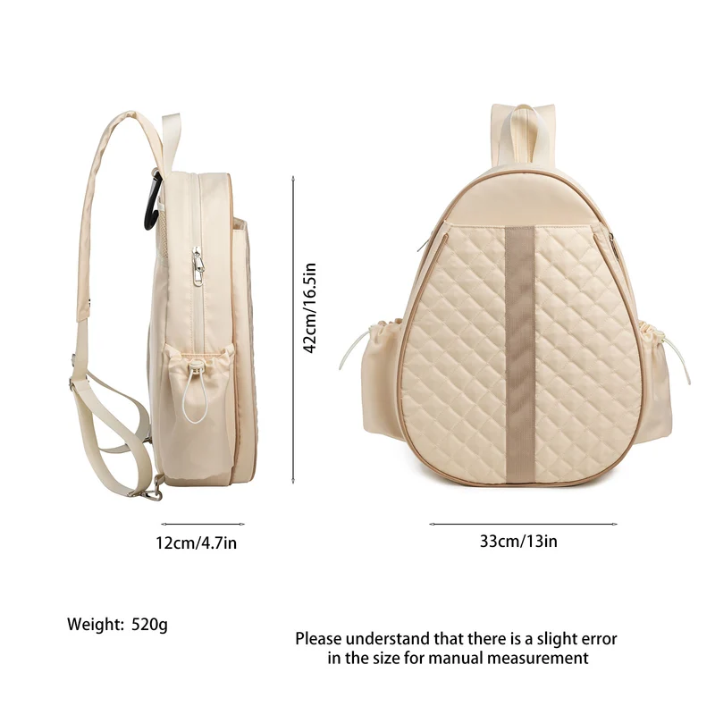 Quilted Sports Racket Backpack Stornfield