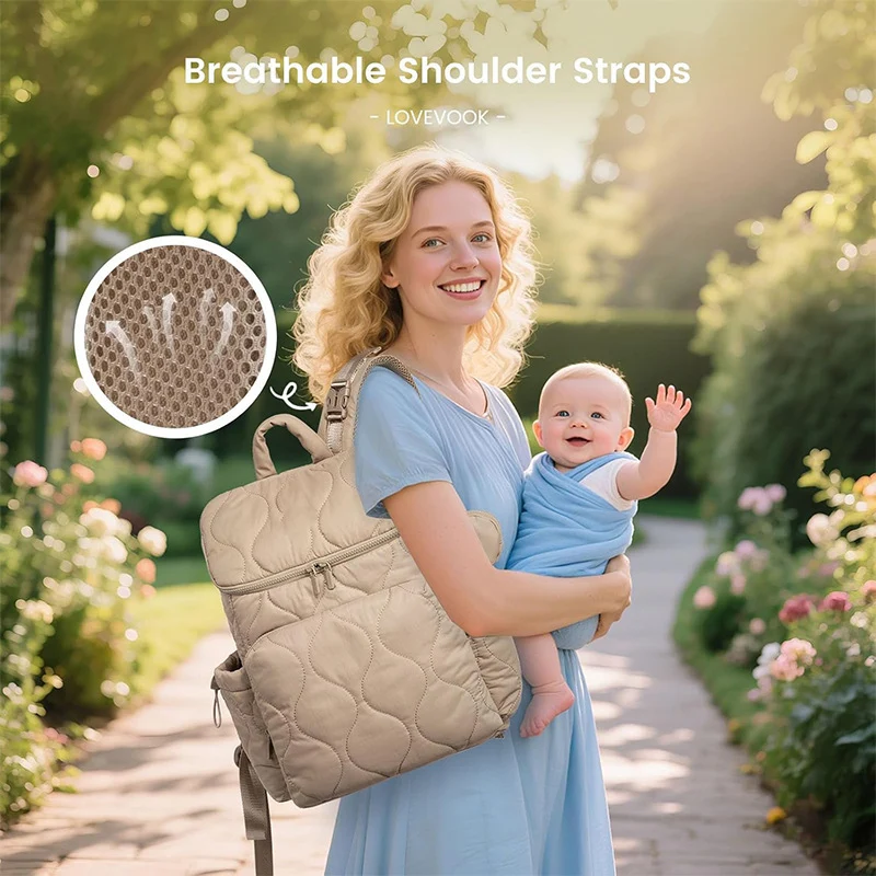 Quilted Multi-Purpose Backpack Stornfield