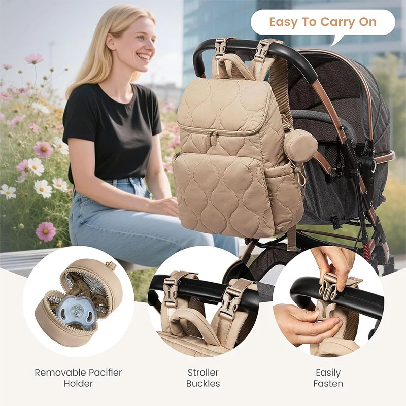 Quilted Multi-Purpose Backpack Stornfield