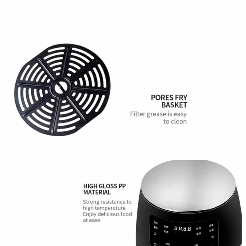 Airfryer 3.5 Liter (lite fett: Grilling, Baking, Steking og Fritering) | Luvikno