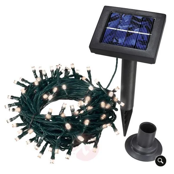 LED lyskastere solenergi med 100 LED (flere farger) - 9 meter | Luvikno