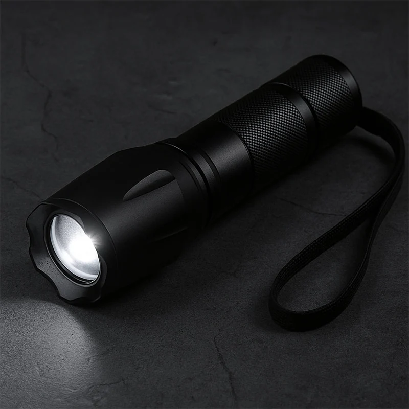 Taclight LED Zoom Fakkel (vanntett og støtsikker) m/5 funksjoner | Luvikno