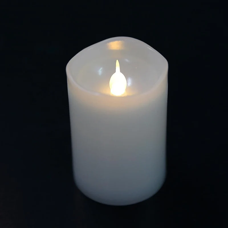 LED-lys laget av plast 6 stk. i hvit (5,0 x 7,4 cm.) | Luvikno