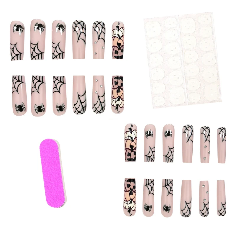 Thematic Halloween Nail Art Enhancements Stornfield