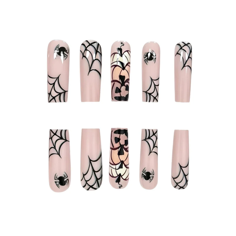 Thematic Halloween Nail Art Enhancements Stornfield
