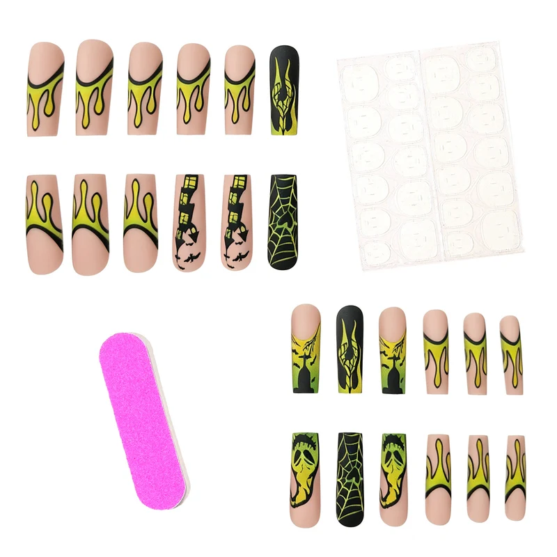 Theatrical Halloween Nail Art Stornfield