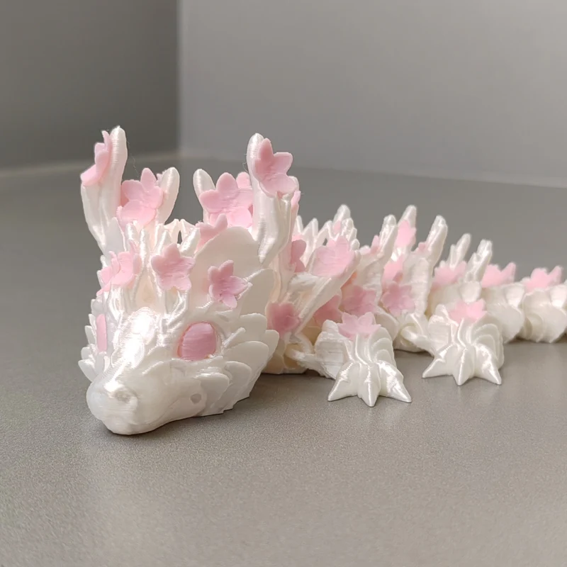3D-gedruckter Drachenschädel, Kunstharz-Finish