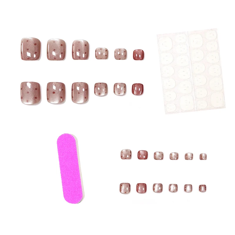 Stylish Polka Dot Nail Art Extensions Stornfield