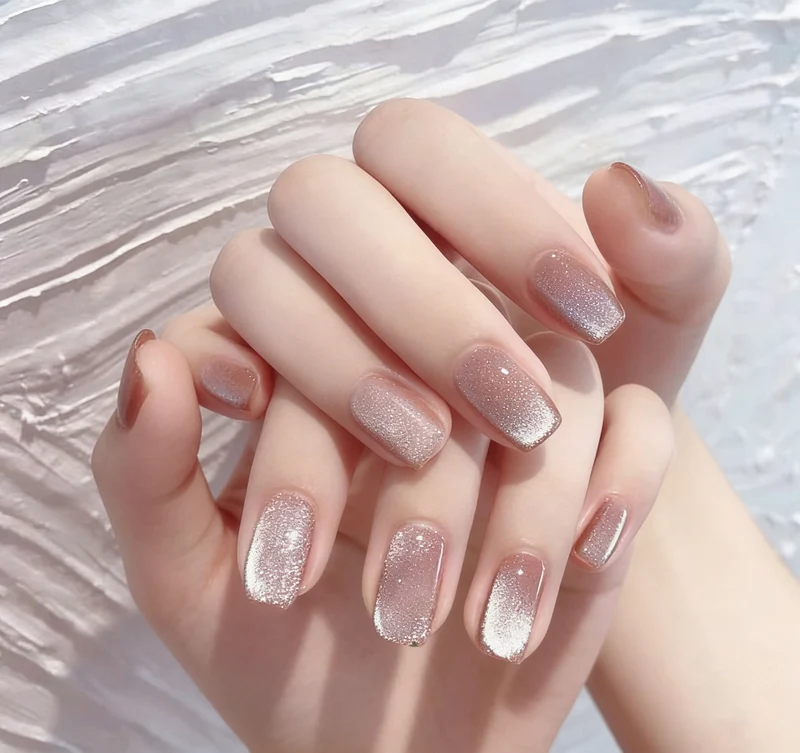 Stylish Ombre Glitter Nail Art Enhancements Stornfield