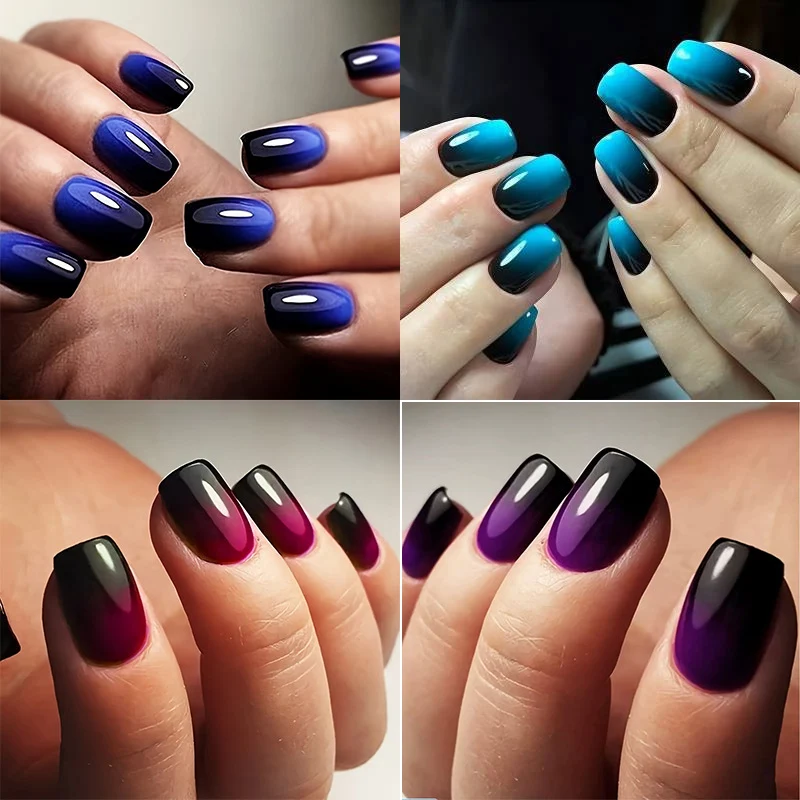 Stylish Ombre Acrylic Nail Art Stornfield