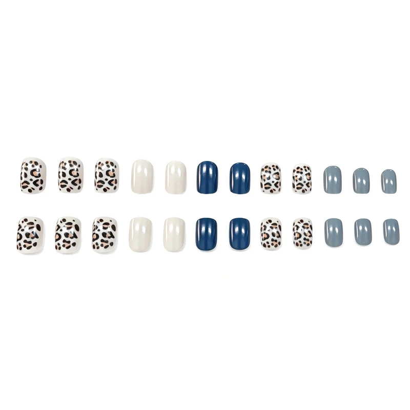 Stylish Leopard Print Nail Art Enhancements Stornfield