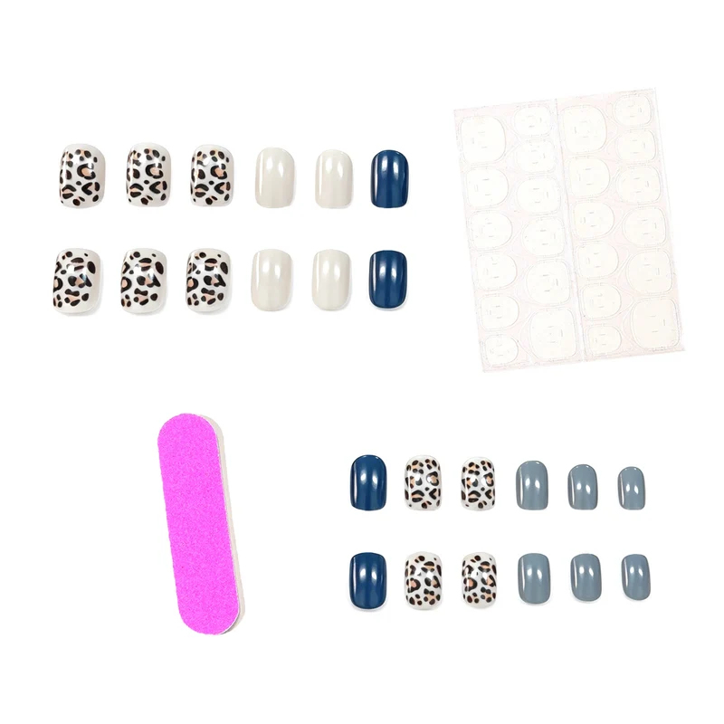 Stylish Leopard Print Nail Art Enhancements Stornfield