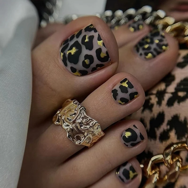 Stylish Leopard Print Nail Art Stornfield 1789915938