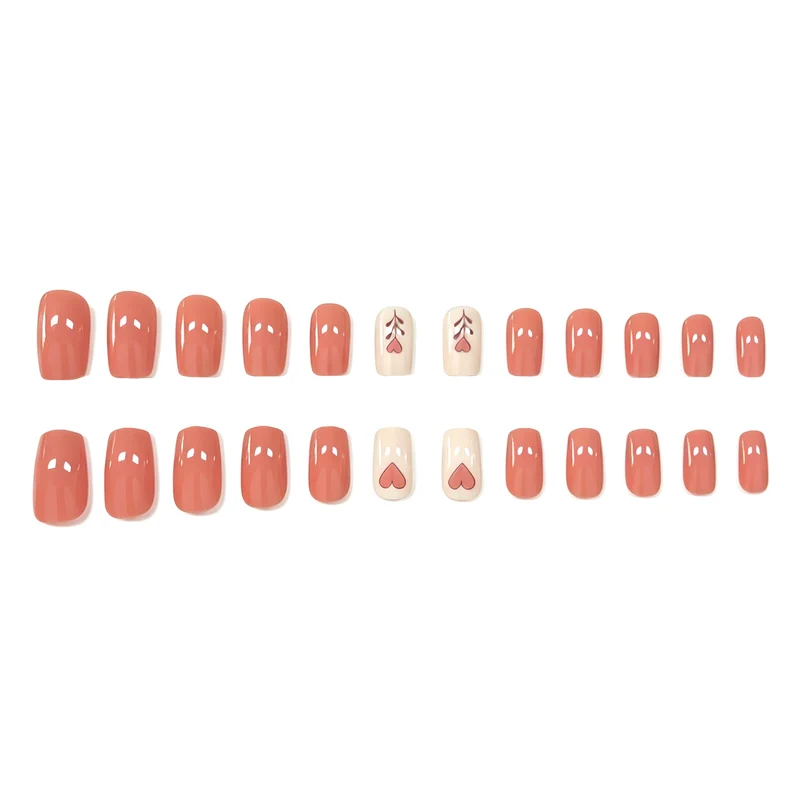 Stylish Heart Patterned Nail Art Enhancements Stornfield
