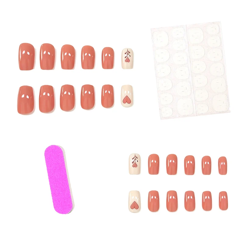 Stylish Heart Patterned Nail Art Enhancements Stornfield