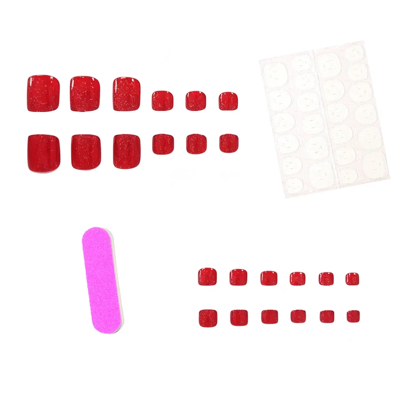 Stylish Glittering Toe Nail Art Stornfield