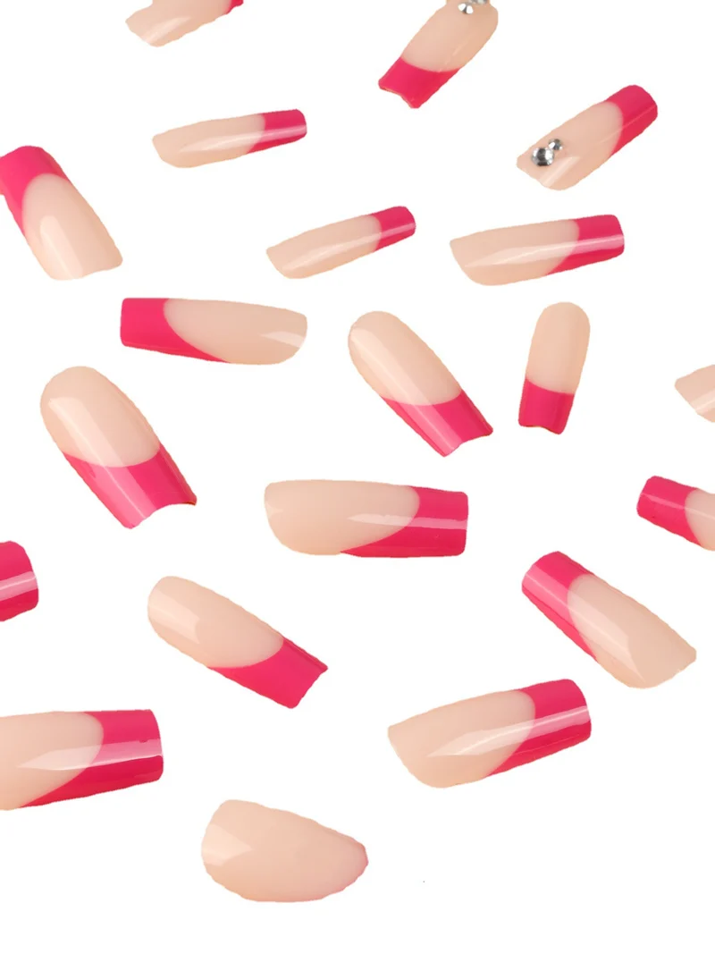 Stylish French Tip Nail Extensions Stornfield
