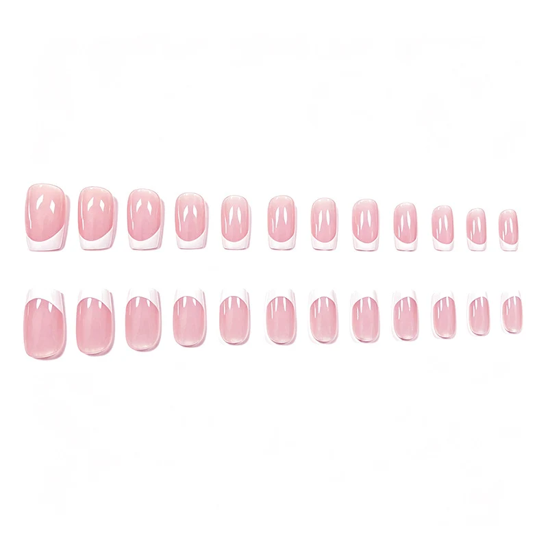 Stylish French Tip Nail Extensions Stornfield 1789915939