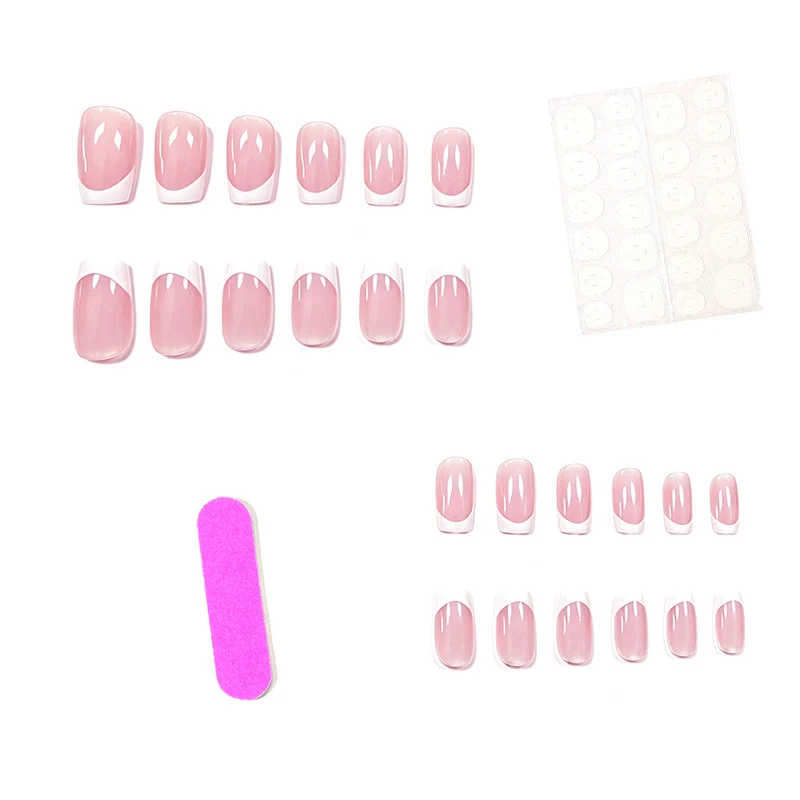 Stylish French Tip Nail Extensions Stornfield 1789915939