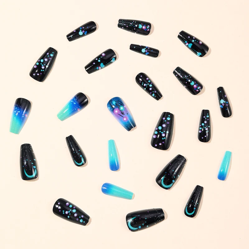 Glamorous Neon Glitter Nail Art Extensions Stornfield