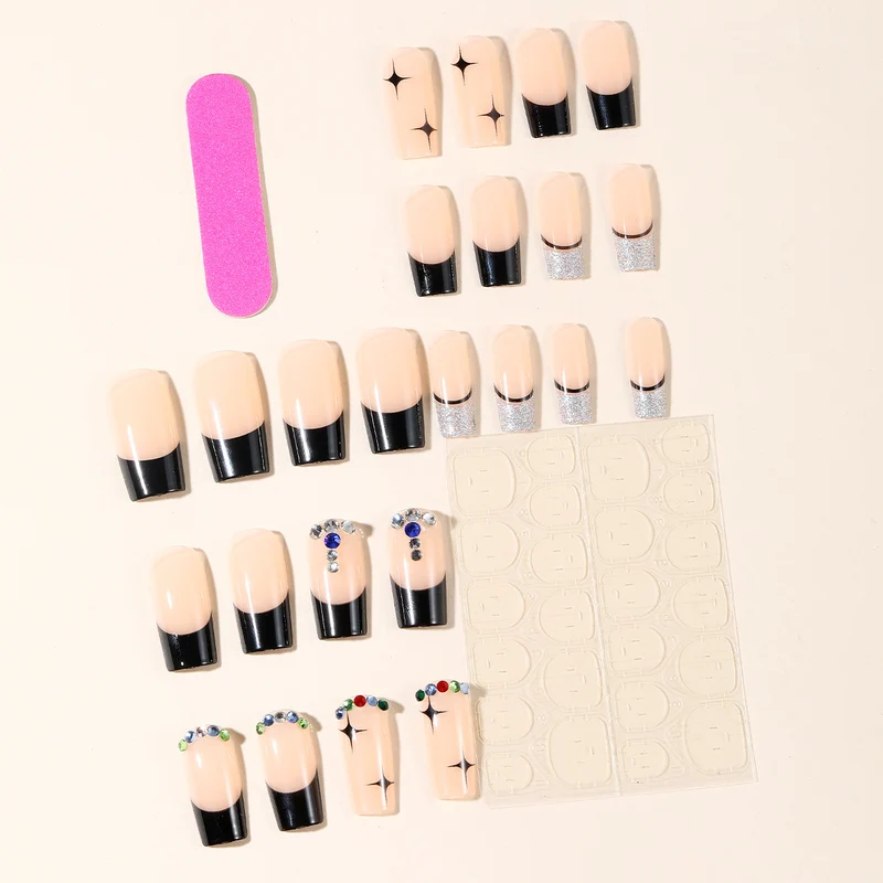 Glamorous Decorative Acrylic Nail Art Extensions Stornfield