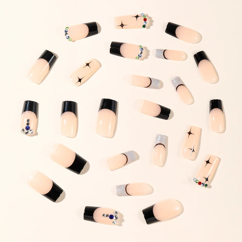 Glamorous Decorative Acrylic Nail Art Extensions Stornfield