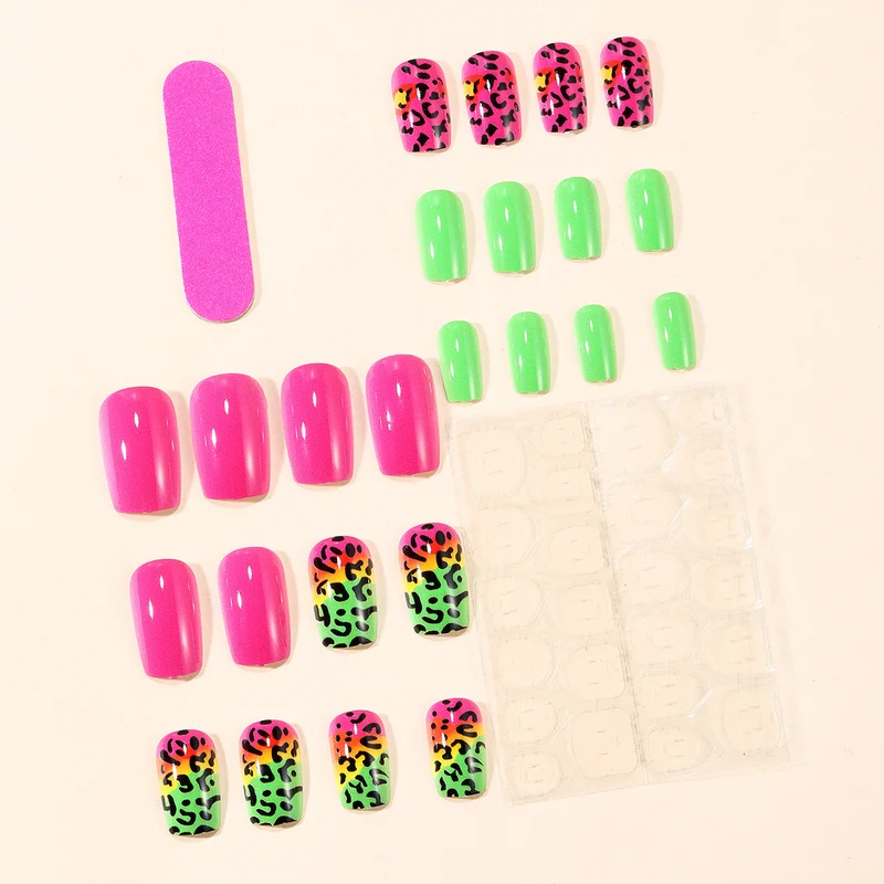 Funky Animal Print Nail Art Extensions Stornfield