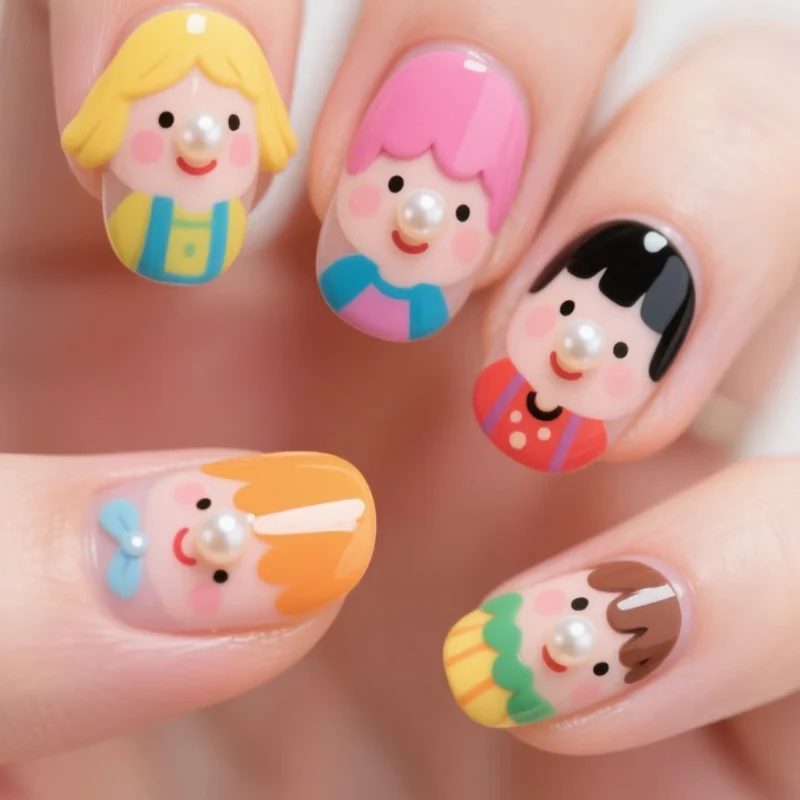 Fun Character Nail Art Stornfield