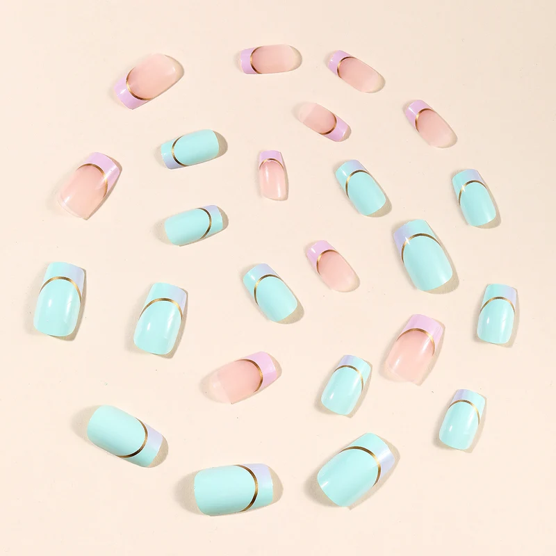 French Tip Acrylic Nail Art Design Stornfield