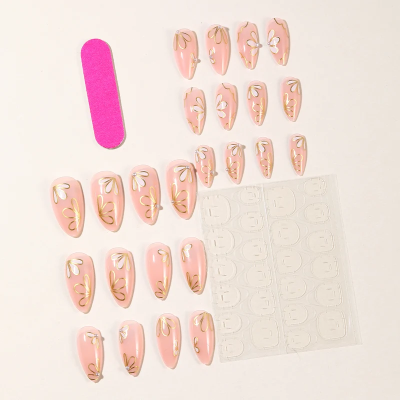 Floral-Inspired 3D Nail Art Extensions Stornfield