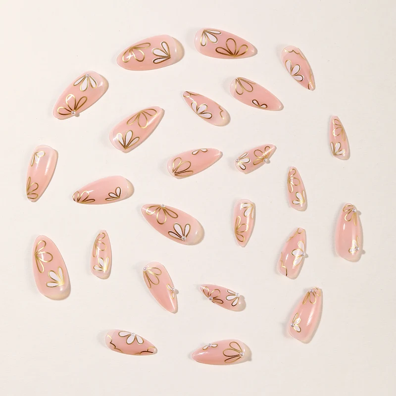 Floral-Inspired 3D Nail Art Extensions Stornfield