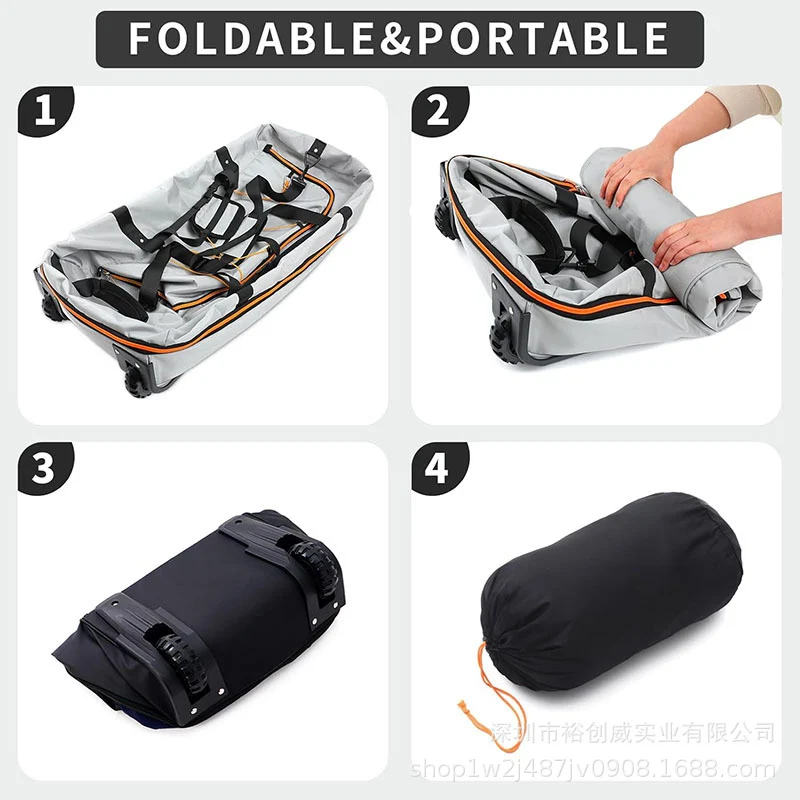 Rolling Travel Duffle Bag with Adaptive Wheels Stornfield