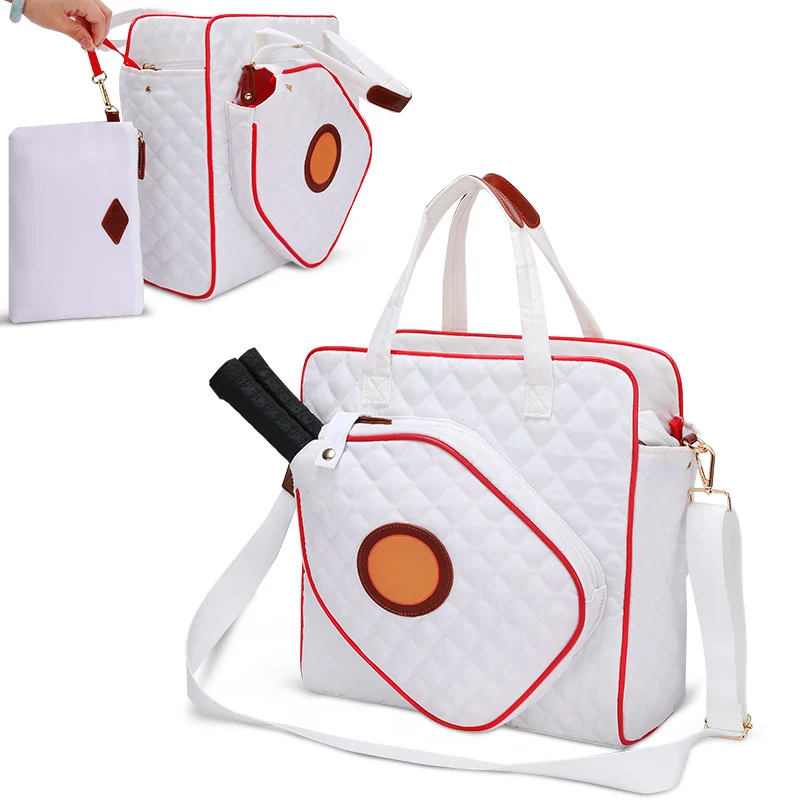 Quilted Tennis Equipment Tote Bag Stornfield