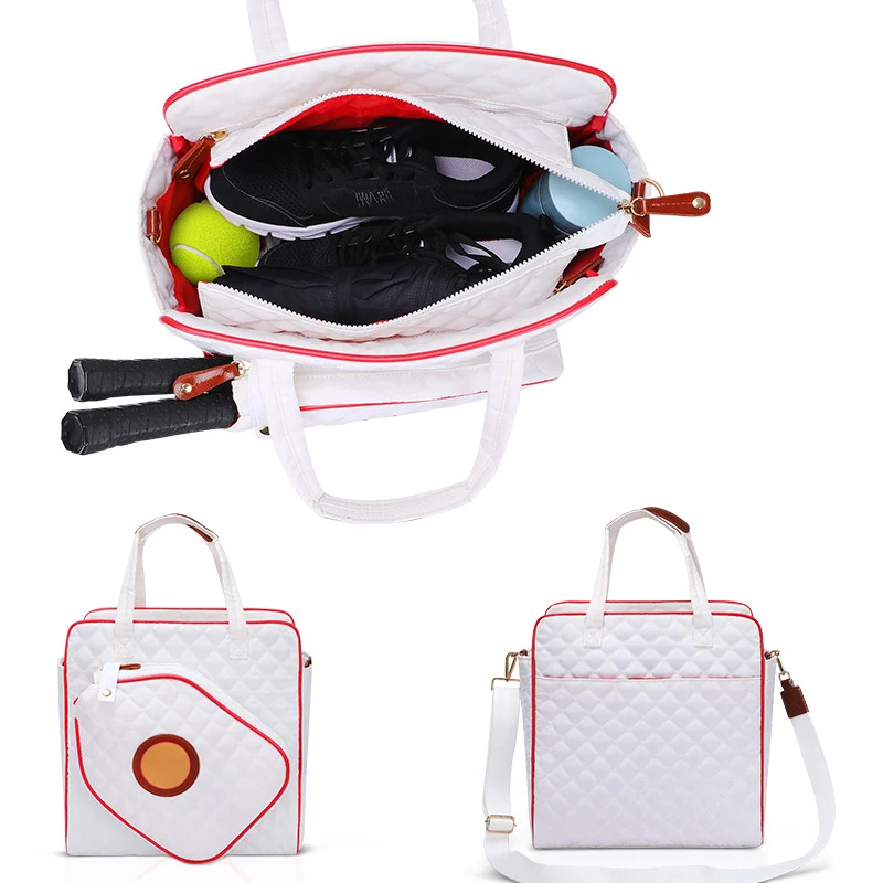 Quilted Tennis Equipment Tote Bag Stornfield