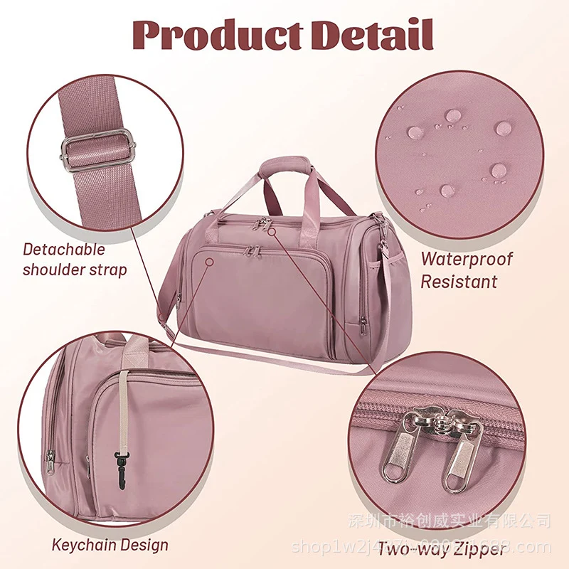Multi-Purpose Travel Gym Duffel Bag with Shoe Compartment Stornfield