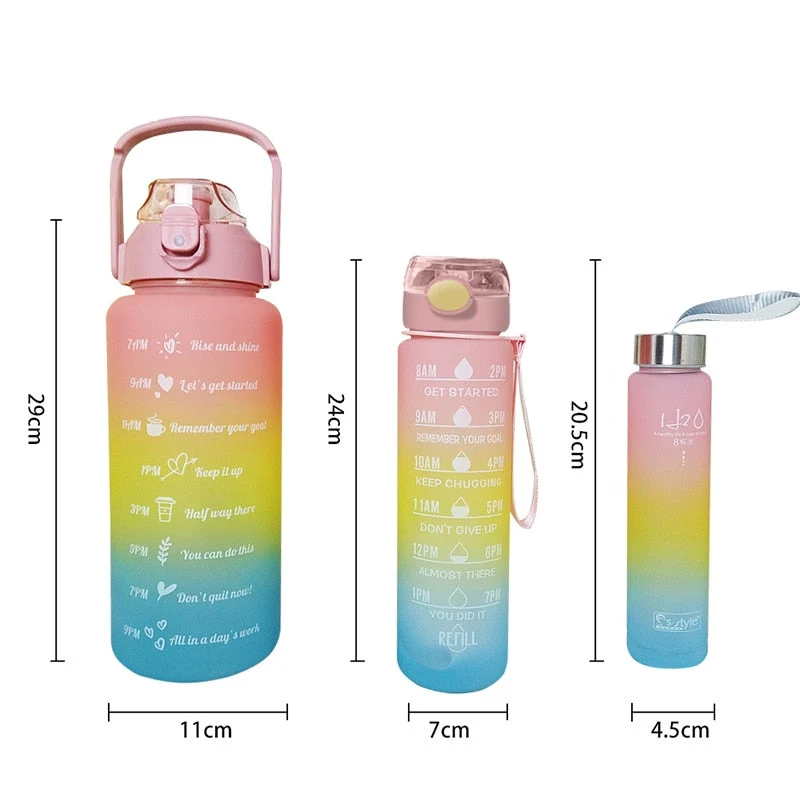 All Day Hydrate Time Marker Vannflaske | Luvikno