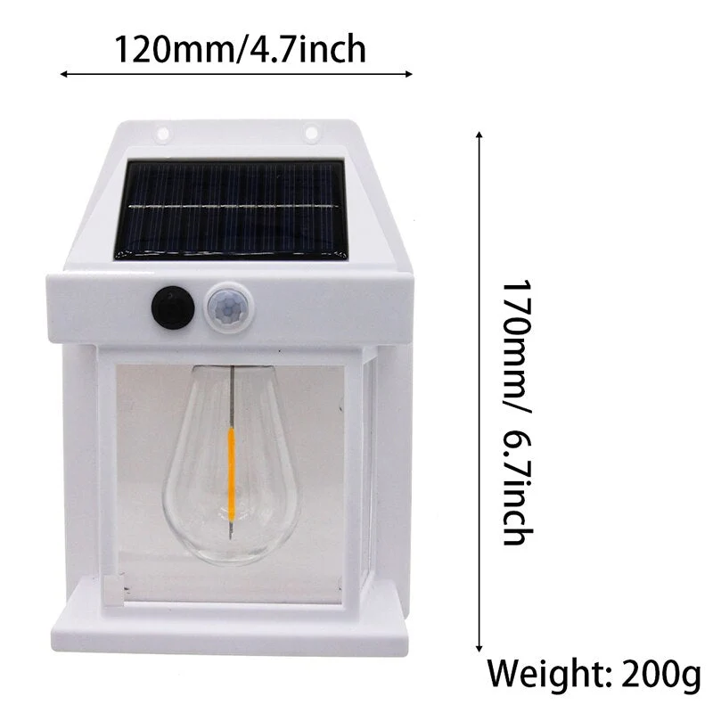 Solar LED Smart Energy Wall Lamp | Luvikno