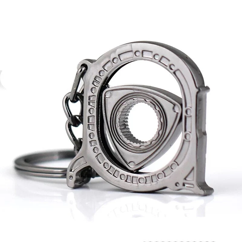 Spinning Rotor Metall Nøkkelring | Luvikno